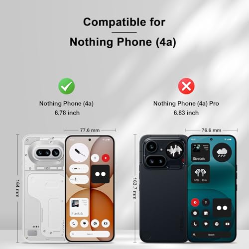 Image of Jasonyu Flip Wallet Case for Nothing Phone 4a 5G,Black