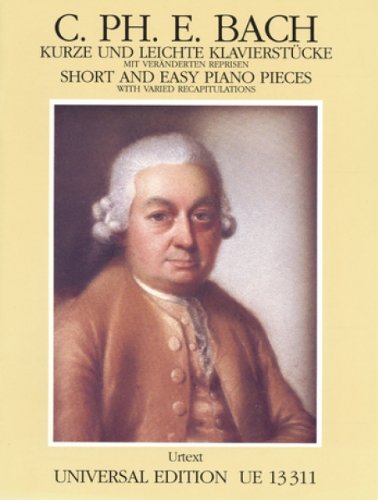 Bach: Short and Easy Piano Pieces (Wq. 113 & 114) (Playing Score)      Sheet music