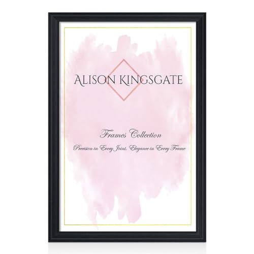 Alison Kingsgate Classic Black Picture Frame for Photos - 100X70CM