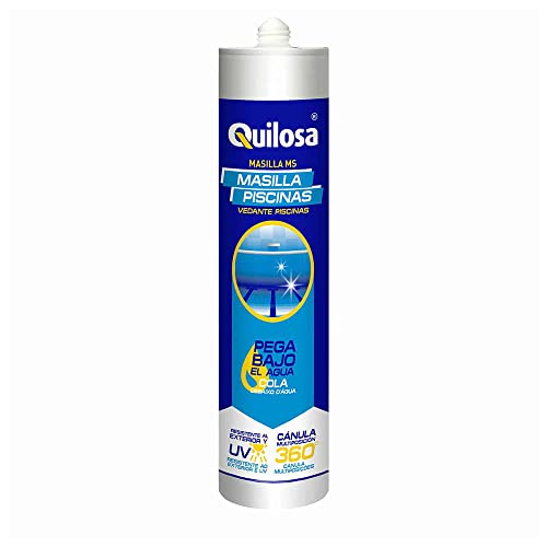 Masilla Piscinas Pega Y Sella Cartucho 280 Ml Azul