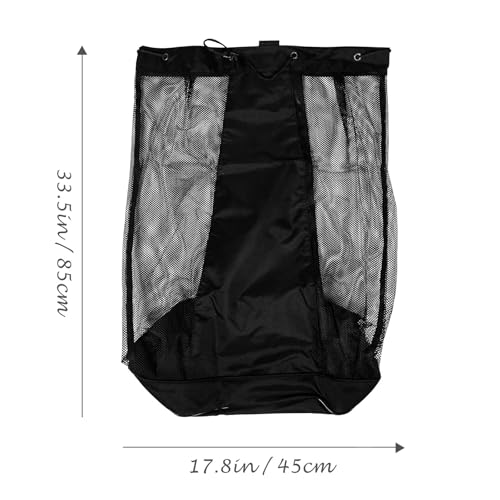 Filet de rangement à balles en maille résistante grande capacité portable
