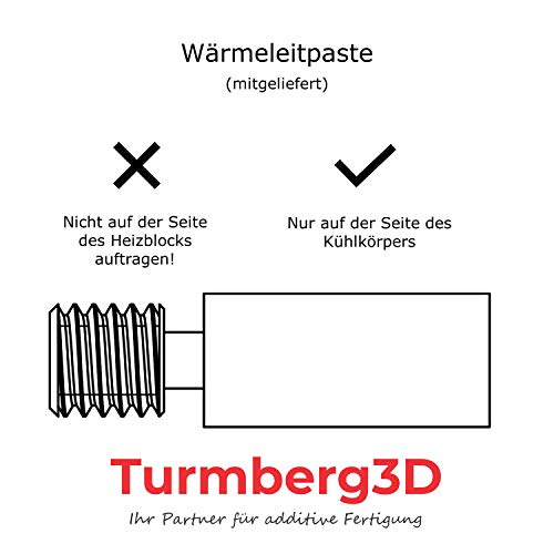 Turmberg3D - Titan Heatbreak per filamento da 1,75...