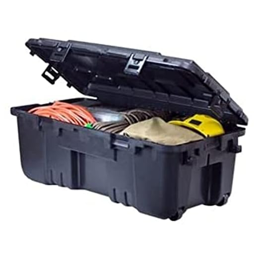 *1819 XXL HINGED Storage Box - 108 Quart Black