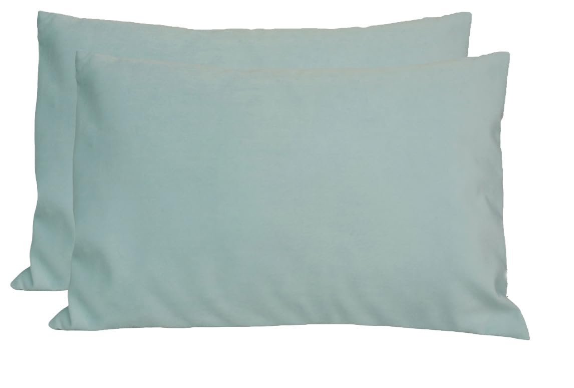 TangDepot 2-Pack Super Soft Velvet Pillow Covers, 20x20 Grass Green — view 86