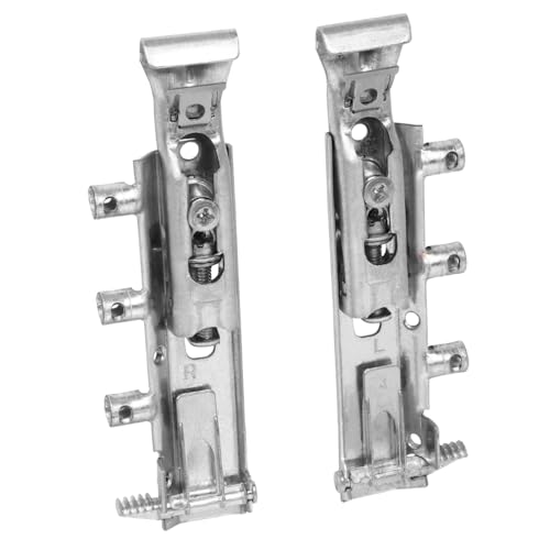 Evotrade – Paire de fixations invisibles réglables pour meubles suspendus avec kit de montage complet certifié DIN 68840 – Haute qualité fabriqué en...