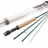 Aventik Riverbend Series Fly Rod IM8 Graphite Blank 0/1/2/3/4/5/6/7/8 wt Rods, 6/7/8/9/10ft Lightweight Fly Fishing Rod Medium Fast Action (7'3'' LW2/3)