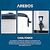Arebos Stérilisateur automatique 28 L | Electrique Distributeur de boissons chaudes 2500 W | température réglable 30-110 °C | avec thermostat | marmite à vin chaud | cuve à stériliser | faitout