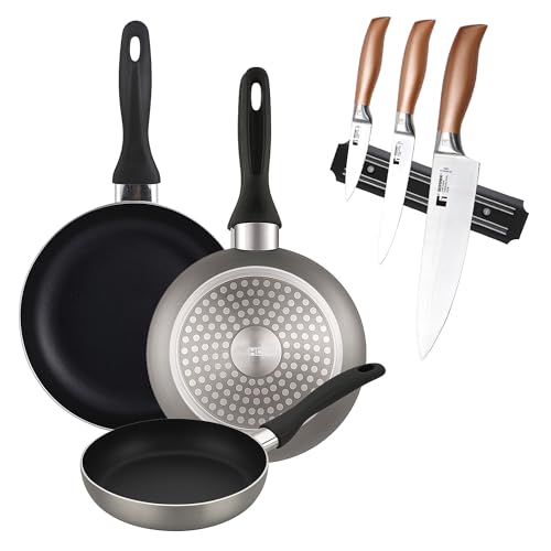 Gagner de la place en cuisine avec poêles compactes et couteaux sur support aimanté - 2