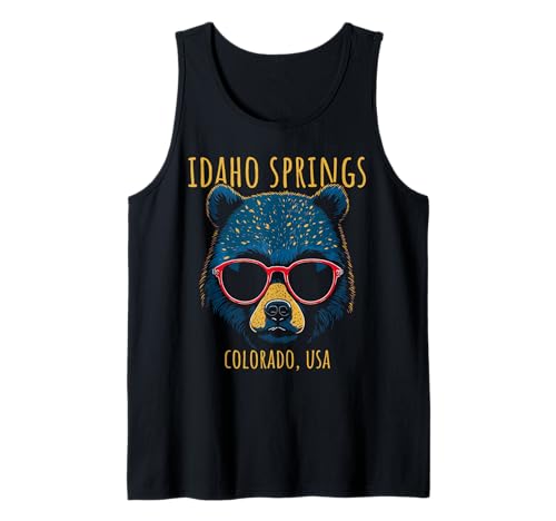 Idaho Springs Colorado USA - Oso con gafas de sol Camiseta sin Mangas