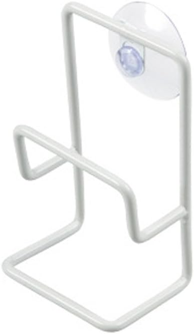 Eyan Stainless Steel Doulbe-deck Sponges Holder Storage Rack for Kitchen Soaps Scrubbers With Simple Plastic Sucker White