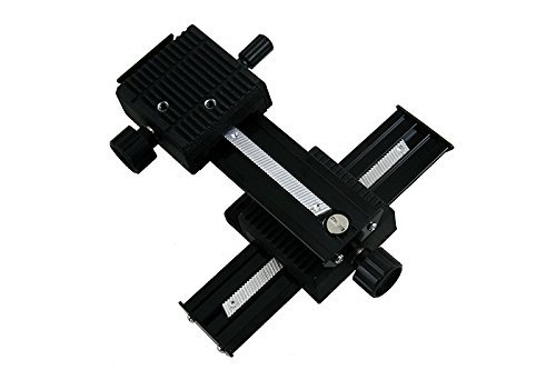 FOTGA 4-Way Mise au Point Macro Rail Glissière pour Canon, Nikon, Sony D-SLR Close-up Tournage
