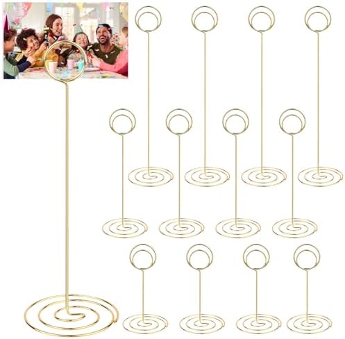 Selling: $35 Table Numbers (1-25) & Place Card Holders! - Double-Sided Table Numbers 1-25 Head Table (Perfect Condition) - 27 Gold Place Card Holders, VERY Sturdy. Originally $20 For 16 On - View #2