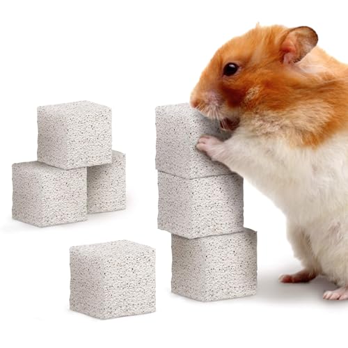 Meric CoCoo Grinding Stone for Small Pets, Lava Rocks, Trims Rodent Teeth, Smooths Claws, Adds...