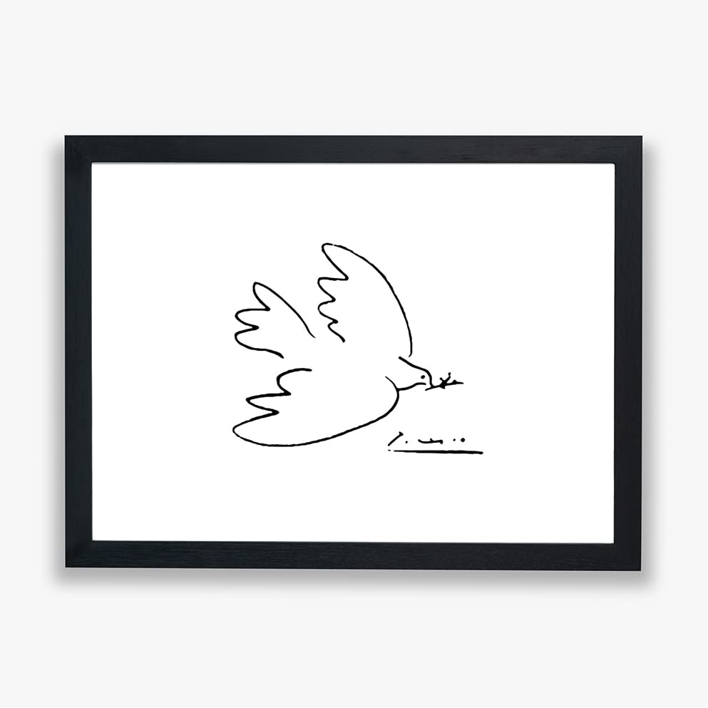 Colombe de la paix poster giclée pour illuminer votre salon ou un bureau minimaliste