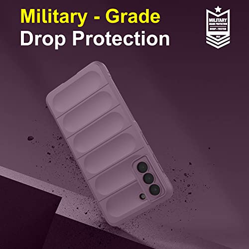 Image of Amazon Brand - Solimo Silicone Mobile Cover for Samsung Galaxy S21 Plus 5G (Silicon Lavender)