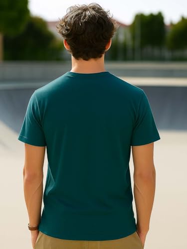 Image of Nobero Men's Regular Graphic Printed T-Shirt for Men | Soft Cotton | Classic Fit | Printed Casual Tshirt for Men