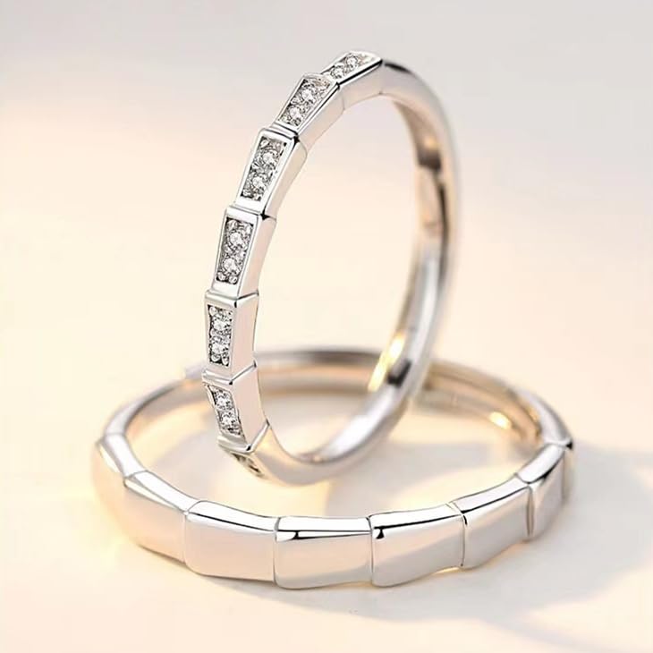 Lover Rings Cosplay Unisex Adjustable Opening Couple Ring Set Jewelry Accessories Gifts3