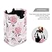 Blueangle Large Pink Roses Laundry Basket Blanket Basket Baby Laundry Hamper Toy Storage Bin 22.7