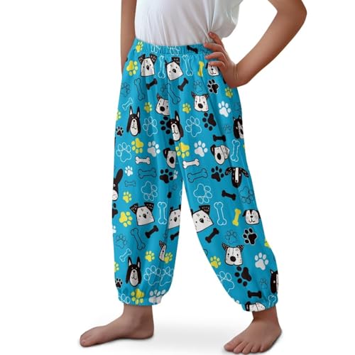 Renewold Kids Loose Sweatpants Girls Yoga Dance Trousers Boys Sport Jogger Pants Casual Lounge Pants Activewear