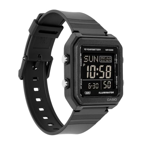 Image of Casio W-221H-1BVDF Digital Black Watch Unisex (I134)