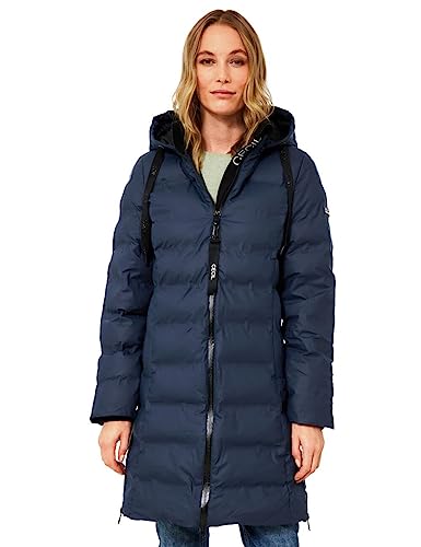 CECIL Damen B100728 Wintermantel, deep Blue, xx_l