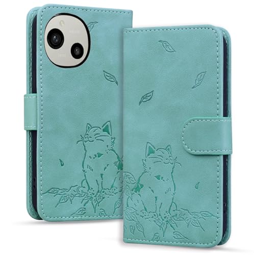 YIMASE 対応 Aquos R10 ケース 手帳型 Aquos R9 ケース 手帳型 かわいい猫 アクオスr9ケース 可愛い猫 aquosr9 スマホケース SH-51F カバー sh-m28 a401sh SH-51E 携帯カバー 指紋防止&落下保護
