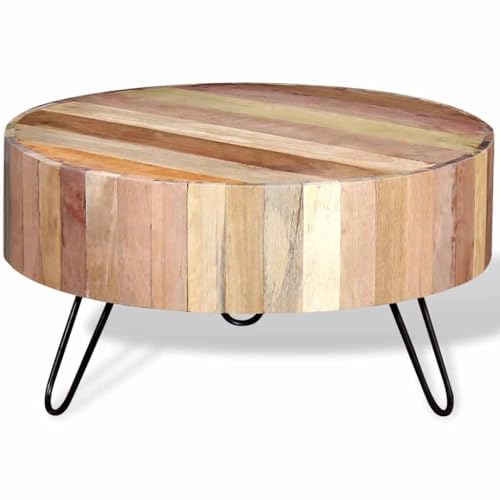 Table basse en bois recyclé résolvant le manque de place avec style - 6