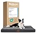 BEDSURE orthopädisches Hundebett Grosse Hunde - 112x81x7.6cm Hundekissen flauschig Hundematte waschbar Hundematratze in dunkelgrau für große Hunde