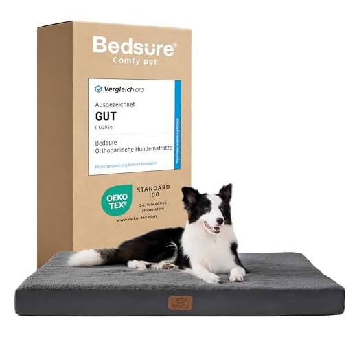 BEDSURE Großes Hundematratzen‑Kissen