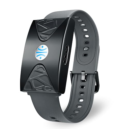 HEALBE GoBe U ― 自動摂取カロリー計測スマートバンド／エネルギーバランス解析／水分・睡眠・ストレス／24時間心拍測定／ニューロアクティビティ／無料アプリ対応／5ATM 防水 ― グレー