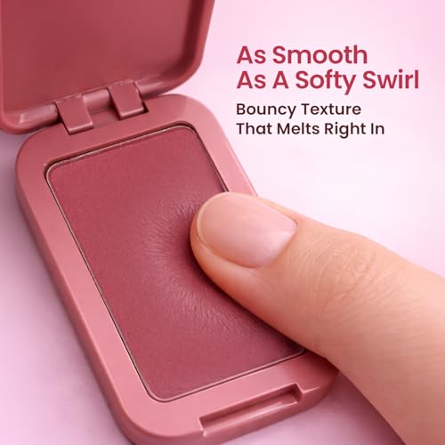 Image of Swiss Beauty Softy Blush | Buttery Texture | Blendable | Highly Pigmented | Long-Lasting | Travel-Friendly | 7g, Shade- 3. Peach