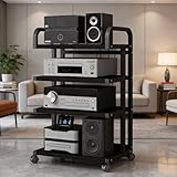 Améliorez votre espace avec ce support multifonction : parfait pour nizing haut-parleurs, machines de karaoké, projecteurs, lecteurs CD/DVD, boo, statery et plantes en pot. Idéal pour les maisons, les bureaux, les théâtres et les repas. Gardez votre espace bien rangé tout en ajoutant une touche de Sle avec cette solution Sto polyvalente.