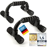 Body & Mind® Push-Up Liegestütz-Griffe; Kompakte Trainings-Griffe Fitness-Rack für Ganzkörper-Training & Effektive Liegestützen; Krafttraining
