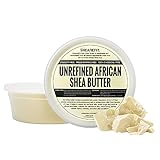 Sheanefit Raw Unrefined African Shea Butter, Natural Body Butter, Soft & Smooth Daily Moisturizer For Face & Body Ivory 8oz (Pack of 1)