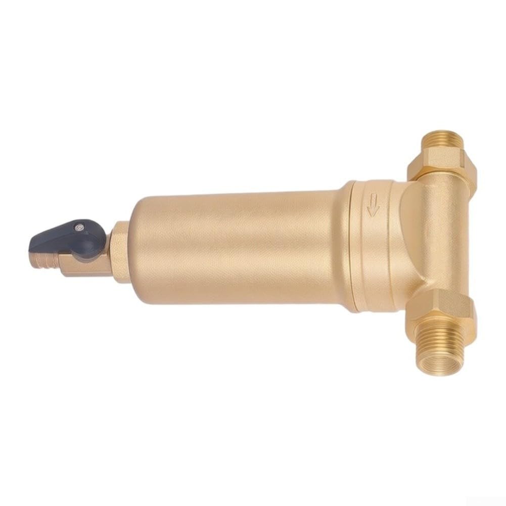 per Filtro Sedimenti Ottone Spin-Down 20x15cm Valvola Scarico(6 Points 4 Points)
