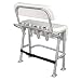 TACO Metals Neptune III Deluxe Leaning Post with Backrest Grab Rail and 4 Aluminum Rod Holders