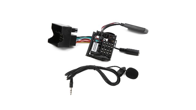 Auto Bluetooth AUX Module, 12 V 12-Pin Auto Voertuig Bluetooth AUX Adapter Fit voor MCD RNS 510 RCD 200210300310500510