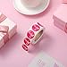 Qinayu 500 Pieces Thank You Customer Appreciation Stickers Small Business Sticker Roll Round Self Adhesive Stickers Labels with Beautiful Design for Packing Mailing Envelopes Postcards