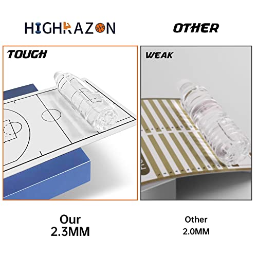 Highrazon Basketball Coaches Clipboard,White Double-Sided Dry Erase Coach Clipboard, Basketball Whiteboard For Coaches #TOP2