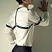 Facaihy Harness Männer Leder Verstellbarer, Body Sex, Punk Body Brust, Rave Outfit Herren Gay Unterwäsche,Clubwear Herren Sexy, Gladiator Kostüm, Sexy Sklave Bandage