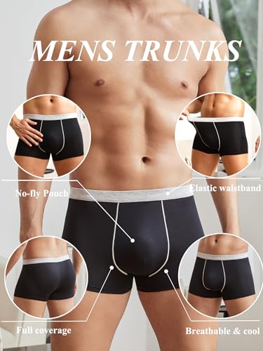 DingLu Men's Underwear Breathable Soft Trunk Briefs Comfortable Viscose Underwear 3 Pack4