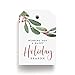 Bliss Collections Holiday Christmas Tags for Gifts, Holly Greenery Foliage Watercolor Tag Design - 50 Pack