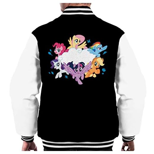My little Pony Cloud Full av karaktärer herr Varsity Jacka