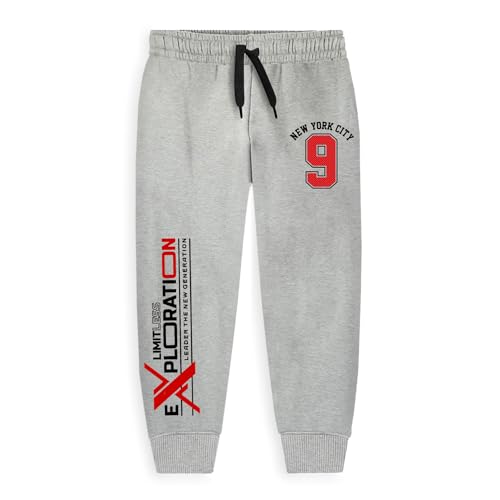 Image of Trampoline Kids Cotton Blend Trackpants Pack of 2 with Drawstrings & Ribbed Cuffs | Vibrant Printed Joggers for Boys & Girls | Soft Waistband & Side Pockets | Everyday Comfy Wear