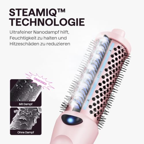 Wavytalk Dampf-Thermobürste Steamlift Pro: Volumen & haarschonendes Styling – Ansicht 3