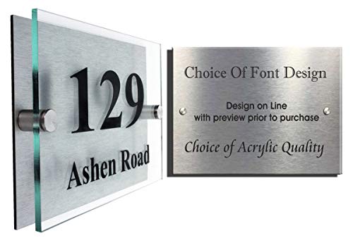 CHOICE-OF-FONTS-Premier-House-Number-Sign-Giving-young-disabled-people-employment10-year-Guarantee