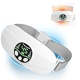 Portatile Fascia riscaldante dolori mestruali, Fascia Riscaldante Dolori Mestruali, Scalda Pancia Donna con 3 Livelli di Calore e 3 Modalità di Massaggio per Regali per Donne Ragazze (Bianco)