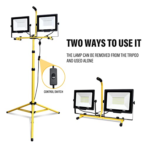 RIGIDON 200W Faretto da Cantiere LED con