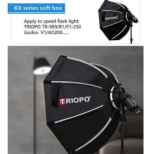 Eachshot EA702715 Triopo Kx90 Soft Box 35.4In/90Cm Softbox With Honeycomb Grid, Octagon Umbrella Photography Softbox thumb #2