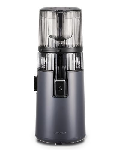 Novi spori sokovnik Hurom H70ST | Električna hladna preša | Sokovnik za povrće i voće | Kapacitet 1,8L | Funkcija automatskog cijeđenja | Bez BPA | 15 godina jamstva | 150W | Titan siva